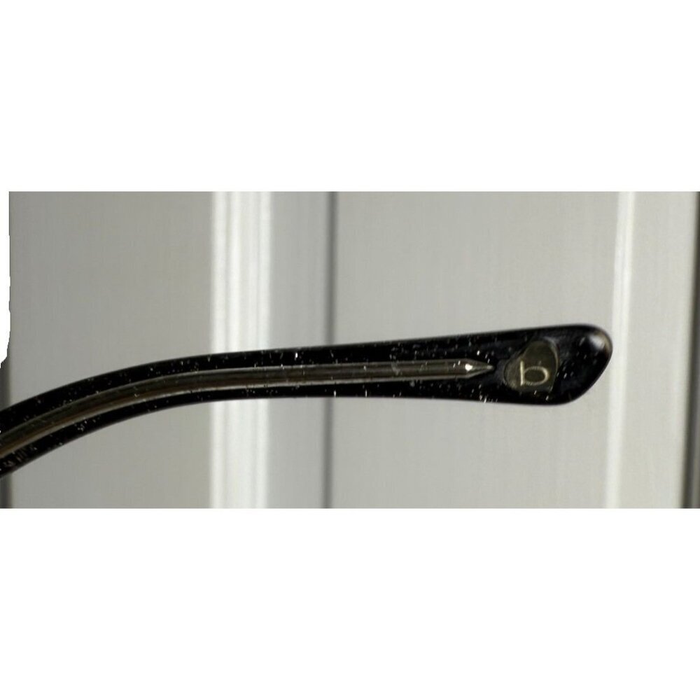 Bebe Designer Eyeglasses Zyl Frame In Black With Glitter Detail Style 5034 Frame - Picture 10 of 12
